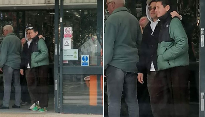 Love was in the air as Rami Malek and Emma Corrin ventured out to a B&Q store in Kent on a recent Monday. 